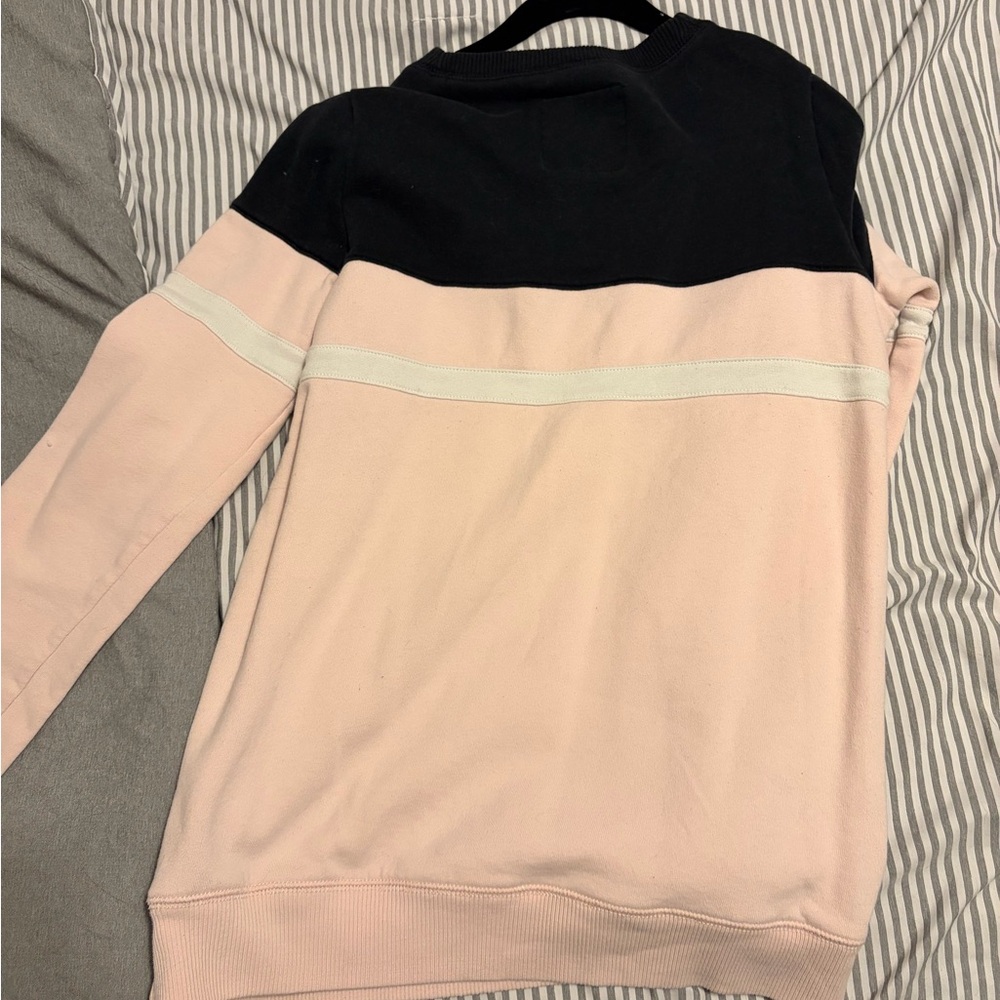 Hollister Black Sweatshirt with White Detail